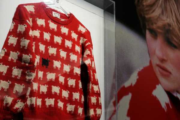 Princess Diana’s Iconic Sheep Sweater Could Fetch at Least $50,000 at Auction